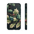 Dark Green Festive Holly in Watercolor - Impact Resistant Phone Case iPhone X Matte